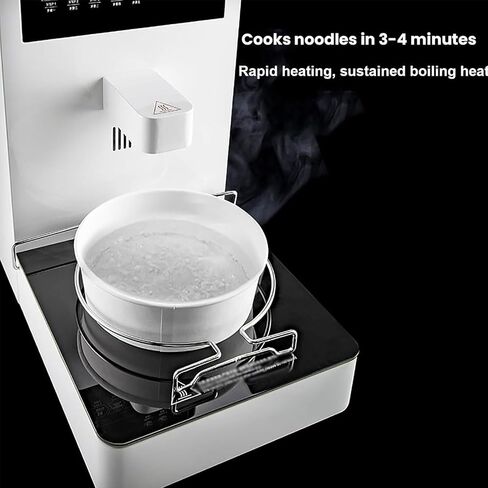 Commercial Self-Help Pasta Cooker, 2200W Electric Noodles Cooking Machine, Smart Touchscreen, Automatic Water Control, for Supermarkets in Kuwait