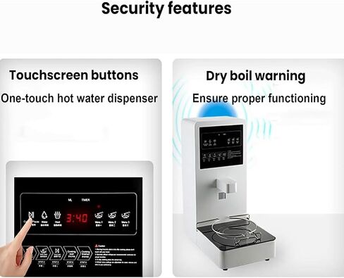 Commercial Self-Help Pasta Cooker, 2200W Electric Noodles Cooking Machine, Smart Touchscreen, Automatic Water Control, for Supermarkets in Kuwait