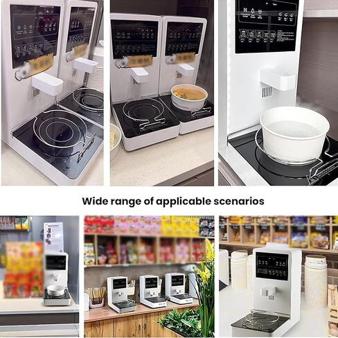 Commercial Self-Help Pasta Cooker, 2200W Electric Noodles Cooking Machine, Smart Touchscreen, Automatic Water Control, for Supermarkets in Kuwait