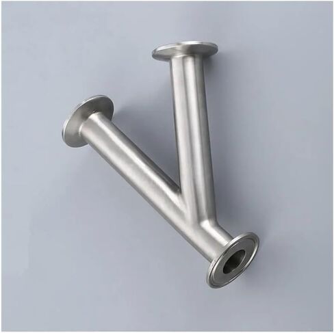 32mm 1.25" Pipe OD 1.5" Tri Clamp Oblique Y Shaped 3 Way SUS 304 Stainless Fitting Spliter Beer Wine Plumbing Fittings in Kuwait
