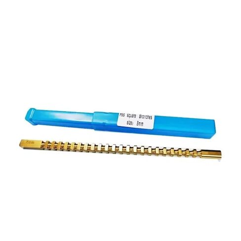 8mm Coating Square Push Type Broach Cutter Metric Size HSS Cutting Tool Precision Engineering in Kuwait