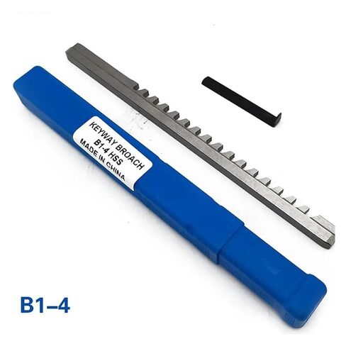 Push-Type Keyway Broach 4mm B1 Metric Size Broaching Tools for CNC Router Metalworking Precision Engineering in Kuwait