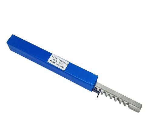 F Push Type Keyway Broach, High Speed Steel Keyway Tools for CNC Machine Tool F1-20/22/24/25mm Precision Engineering(F1-25mm) in Kuwait