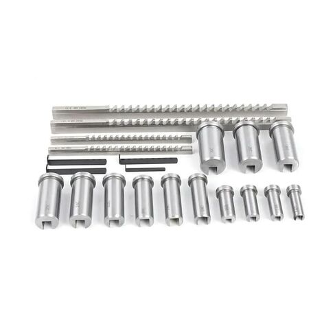 22pcs Metric System Keyway Broach Set, Bushing Shim Set 12-30 HSS Keyway Tool Knife for CNC Machine Precision Engineering in Kuwait