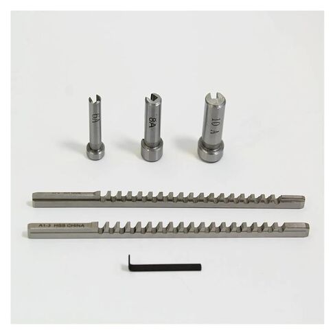 Keyway Broach Set, Metric Sized 2mm 3mm Broaches 6/8/10 High Speed Steel CNC Cutting Tools with Shims Precision Engineering in Kuwait