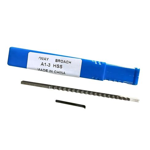 6mm C1 Push-Type Keyway Broach Metric Size HSS Keyway + Shim Cutting Tool for CNC Router Metalworking Precision Engineering in Kuwait