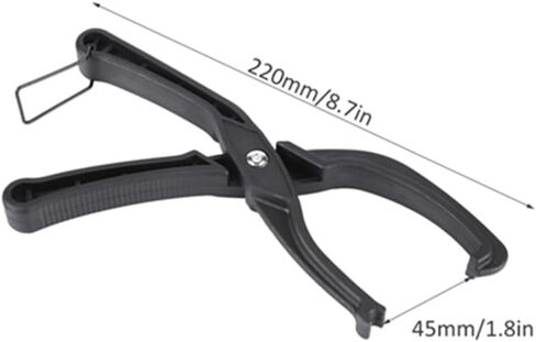 Bike Tire Repair Pliers Durable Plastic Install & Removal Clamp Repair Tool for Tires Below 1.8 Inches(Black) in Kuwait