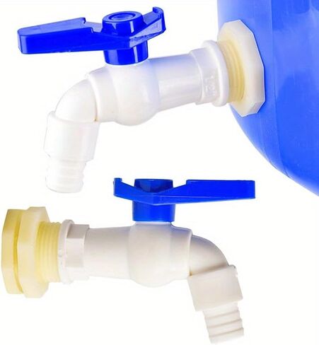 1/2 Inch Replacement Plastic Barrel Tap – Rain Water Tank Faucet, Garden Water Barrel Spout Valve for Rain Barrels in Kuwait