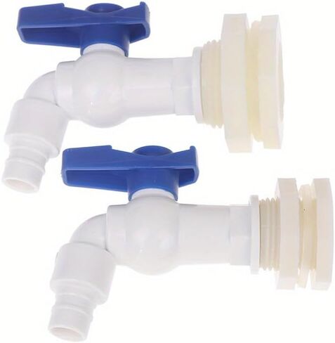 1/2 Inch Replacement Plastic Barrel Tap – Rain Water Tank Faucet, Garden Water Barrel Spout Valve for Rain Barrels in Kuwait