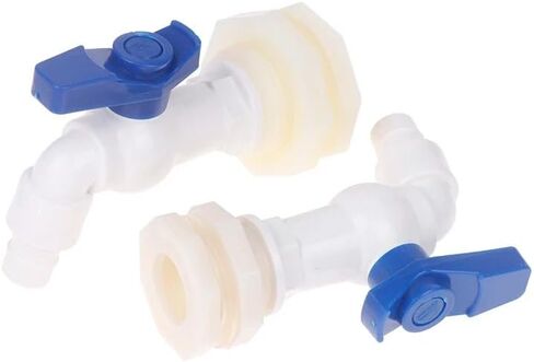 1/2 Inch Replacement Plastic Barrel Tap – Rain Water Tank Faucet, Garden Water Barrel Spout Valve for Rain Barrels in Kuwait