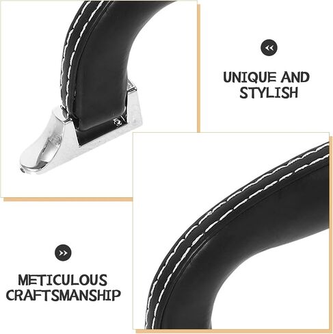 Didiseaon 2pcs Replacement Handles for Luggage and Handbags with Comfortable Grip, Versatile Design, Black Artificial Leather and Plastic Material, for DIY Projects and Suitcase Pull Handle in Kuwait