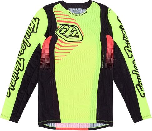 Troy Lee Designs GP Pro Air Jersey, Ripple Glo Yellow/Infra Red, Large in Kuwait