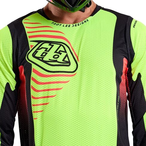 Troy Lee Designs GP Pro Air Jersey, Ripple Glo Yellow/Infra Red, Large in Kuwait