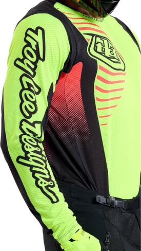 Troy Lee Designs GP Pro Air Jersey, Ripple Glo Yellow/Infra Red, Large in Kuwait