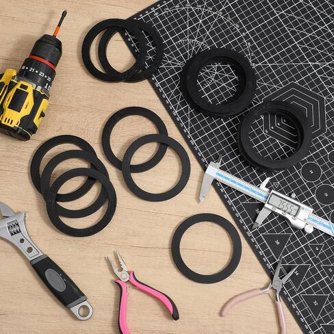 20 Pack 3 Inch Camlock Gasket Fitting, Heavy Duty Nitrile Rubber Hose Gasket Seal Washer for Female Coupler Cam Groove Replacement in Kuwait