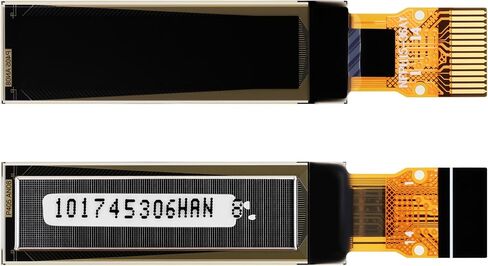 2PCS 0.91 Inch I2C OLED Display Module 128x32 White FPC Screen CH1115 Driver Ultra-Compact DIY Ar duino ESP32 Embedded Projects in Kuwait