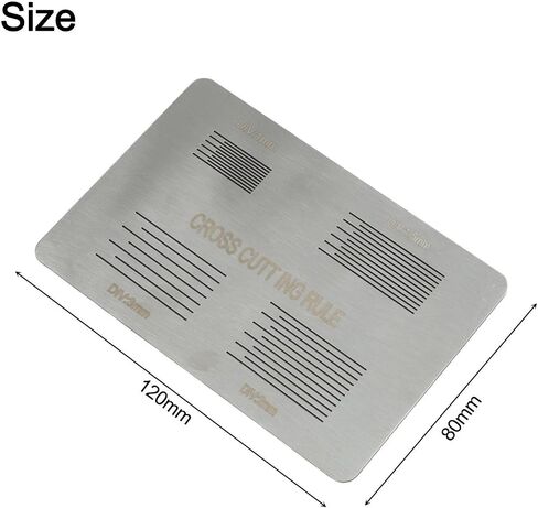 Cross-Grid Board, Coating Adhesion Tester, 100-Grid Test Board, Multiple Scratch Lengths Precise Spacing For Industrial Paint Coating For Surface Inspection in Kuwait