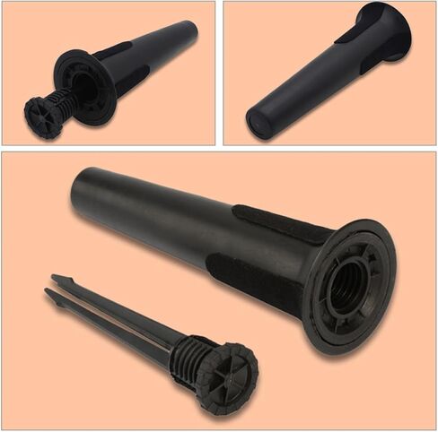 BESPORTBLE Foldable Portable Soprano for Saxophone Stand B-key Sturdy with Simple and Delicate Design Black Plastic and Iron for Music Performance in Kuwait