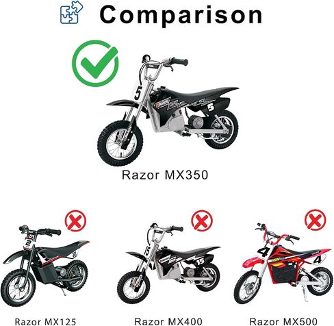 وحدة التحكم في Alveytech ZK2430-D-FS لـ Razor MX350/MX400 (V33+)-للإصدارات 33+ فقط ، وحدة تحكم بديلة للدراجة الصواريخ الكهربائية ، الدراجة ، الدراجة الأوساخ ، دراجة جيب ، ديي بسيطة in Kuwait
