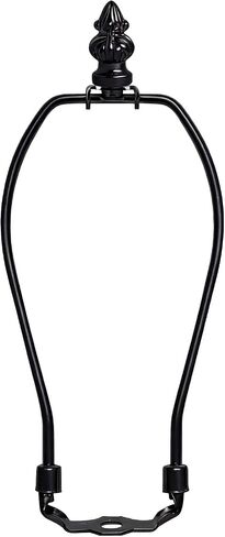 8IN Lamp Shade Harp Holder with Standard 1/8 IP Saddle, Solid Lamps Finials Detachable Lamp Harp Adapter for Table & Floor Lamps Metal Decorative Accessories and Parts Repair Replacement - Bronze in Kuwait