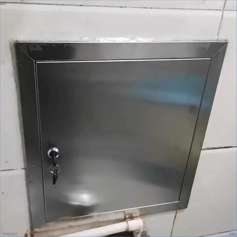 باب فتحة سباكة فولاذي قابل للقفل - لوحة وصول مقاومة للماء للجدران، حجم قابل للتخصيص، بناء متين، مثالي لسهولة الصيانة والوصول المخفي in Kuwait