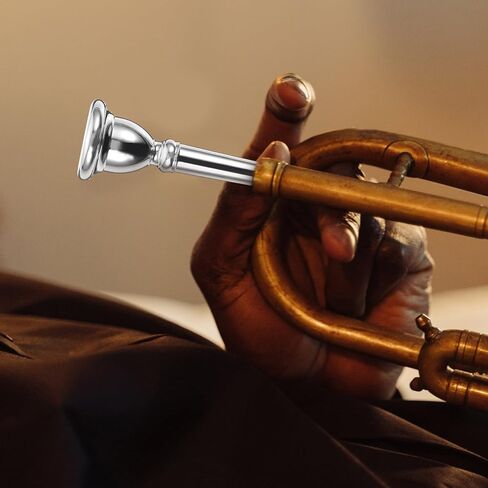 قطعة فم احترافية مطلية بالفضة من Euphonium لملحقات الآلات النحاسية الصغيرة من Euphonium مناسبة للمتعلمين ومستلزمات الآلات الموسيقية in Kuwait
