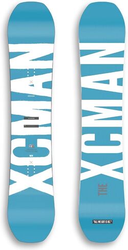 XCMAN Freeride Snowboard Beginner All Mountain، أفضل لوح تزلج على الجليد في جميع التضاريس، ثنائي الاتجاه، هجين لجميع مستويات الانجرافات الزرقاء in Kuwait