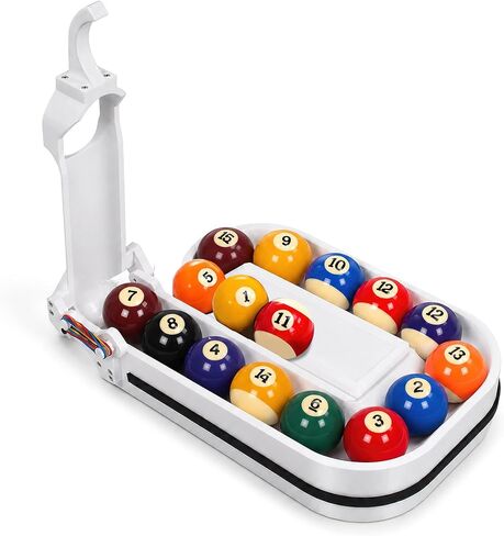 THOUSAND SUNNY Billiards and Snooker Training Rack, Pool Training Aids Equipment for Billiards Clubs Holds 15 Balls in Kuwait