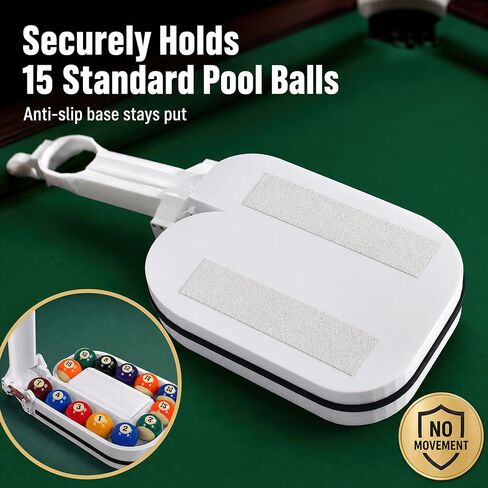 THOUSAND SUNNY Billiards and Snooker Training Rack, Pool Training Aids Equipment for Billiards Clubs Holds 15 Balls in Kuwait