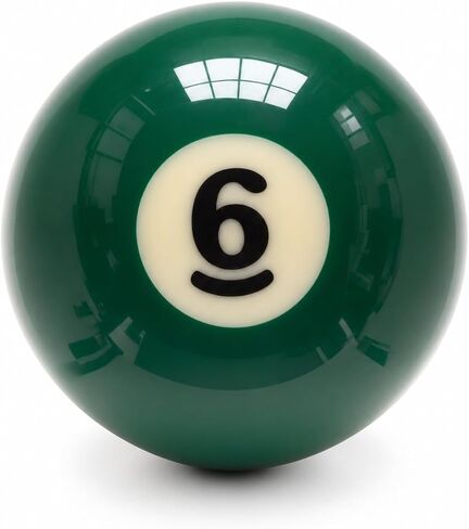 KONLLEN Single Replacement Pool Ball – 2-1/4" Regulation Size & Weight Billiard Ball Made of Phenolic Resin (Choose 1–15 or Cue Ball) in Saudi Arabia