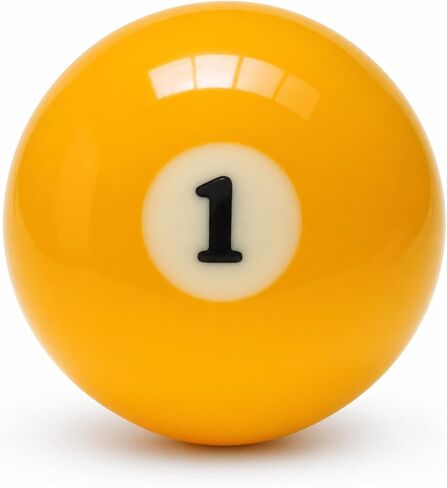 KONLLEN Single Replacement Pool Ball – 2-1/4" Regulation Size & Weight Billiard Ball Made of Phenolic Resin (Choose 1–15 or Cue Ball) in Saudi Arabia