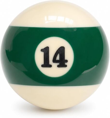 KONLLEN Single Replacement Pool Ball – 2-1/4" Regulation Size & Weight Billiard Ball Made of Phenolic Resin (Choose 1–15 or Cue Ball) in Saudi Arabia
