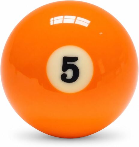 KONLLEN Single Replacement Pool Ball – 2-1/4" Regulation Size & Weight Billiard Ball Made of Phenolic Resin (Choose 1–15 or Cue Ball) in Saudi Arabia