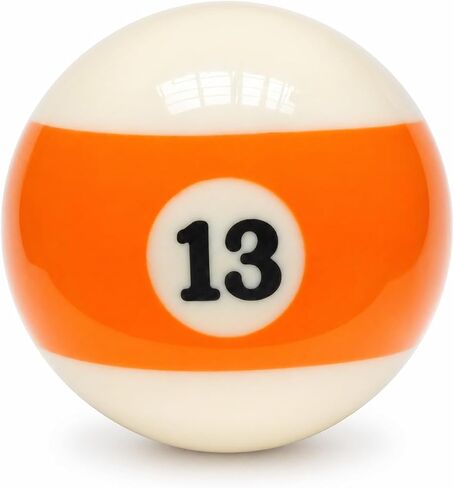 KONLLEN Single Replacement Pool Ball – 2-1/4" Regulation Size & Weight Billiard Ball Made of Phenolic Resin (Choose 1–15 or Cue Ball) in Saudi Arabia