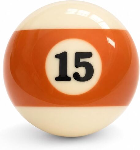 KONLLEN Single Replacement Pool Ball – 2-1/4" Regulation Size & Weight Billiard Ball Made of Phenolic Resin (Choose 1–15 or Cue Ball) in Saudi Arabia