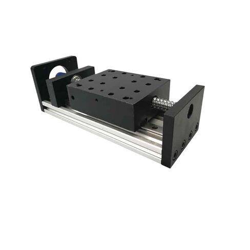 1pcs 80mm Width Double Rail Sliding Table XYZ Axis CNC Ball Screw Linear Guide Table 4 Sliders SFU 1204/1605/1610 80KG Load(SFU1610 100x80 Table,600mm Stroke) in Kuwait
