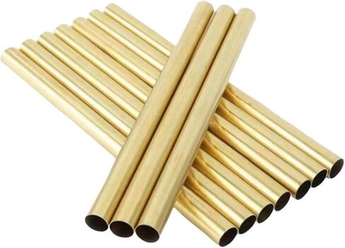 Copper Tube, 1pcs Brass Tubes DIY Diameter 25-4mm Length 200mm 300mm 500mm Round Tube in Kuwait