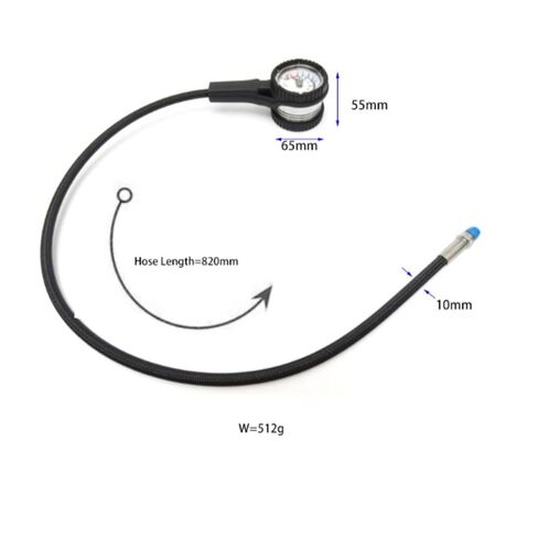 Luminous Pressure Depth Gauge Compact Design Combined Dive Gauge Waterproof Water Sports Gear in Kuwait