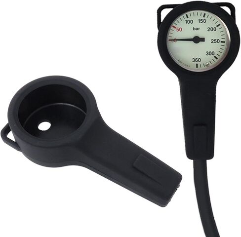 Scuba Pressure Gauge Boot, Submersible Pressure Gauge Protector for 5cm (1.97") Diameter Gauges, EPDM Rubber Protective Cover for Diving SPG in Saudi Arabia
