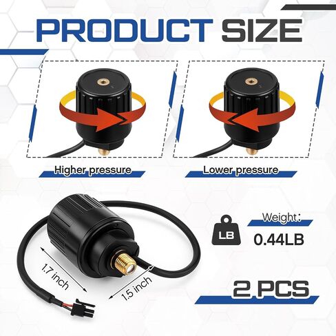 Lounsweer 2 Pcs 249005 Sprayer Pressure Regulator Value Pressure Control Regulating Valve Compatible with Graco Airless Sprayer 190 LTS/ 210 ES/ 390 Nova in Kuwait