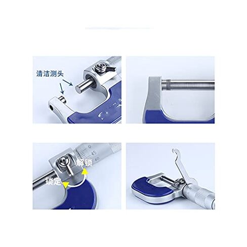Syntek Micrometer 0-25.4mm 1inch Range 0.01 mm Diameter Industrial Wall Thickness Measuring High Precision Metal Measure Gauge in Saudi Arabia