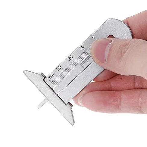الفولاذ المقاوم للصدأ سيارة الإطارات فقي عمق قياس 0-30mm أداة قياس الفرجار in Kuwait