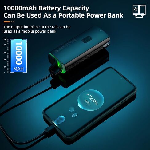 ROCKBROS Bike Lights 10000mAh USB-C Rechargeable Bike Lights for Night riding-3000 Lumens Bright Bicycle Lights-Over 24 Hours Runtime - IPX6 Waterproof Bike Headlight in Kuwait