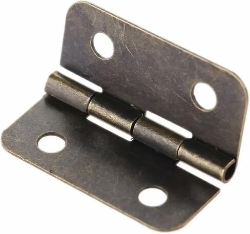 30 * 26mm Bronze Furniture Hinges for Jewelry Wooden Box Cabinet Drawer Butt Decorative 20Pcs in Kuwait