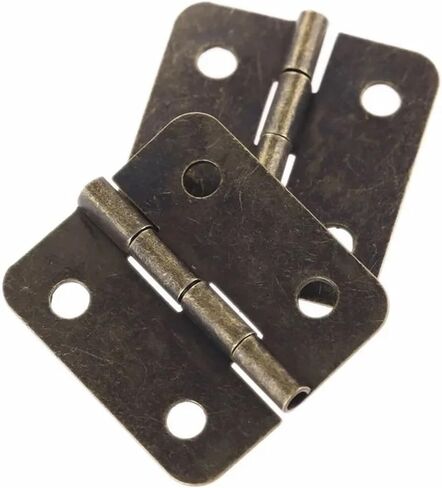 30 * 26mm Bronze Furniture Hinges for Jewelry Wooden Box Cabinet Drawer Butt Decorative 20Pcs in Kuwait
