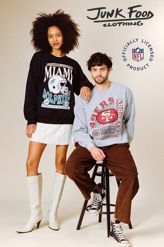 Junk Food NFL Mens San Francisco 49ers Tri Color Block Hoodie Sweatshirt - Signature Series in Kuwait