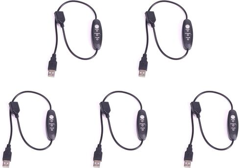 5X USB 5V-12V Temperature Controller Heater Thermostat 3-Speed Adjustable 24W in Kuwait
