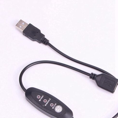 5X USB 5V-12V Temperature Controller Heater Thermostat 3-Speed Adjustable 24W in Kuwait