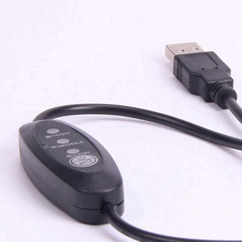 5X USB 5V-12V Temperature Controller Heater Thermostat 3-Speed Adjustable 24W in Kuwait