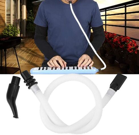Melodica Tube Mouthpiece 32 37 Keys Universal Beginner Musical Instrument Accessories ABS Lightweight Durable for Students Children Guitar Lovers in Kuwait